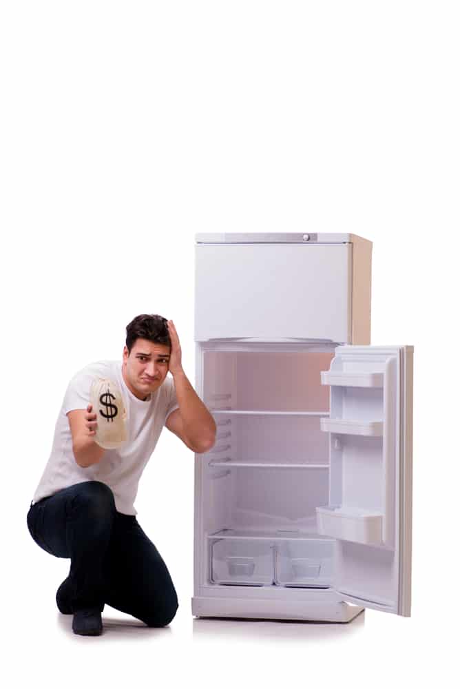 broken fridge